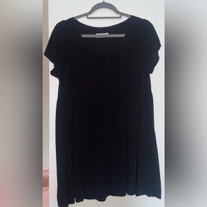 American Apparel Babydoll dress black